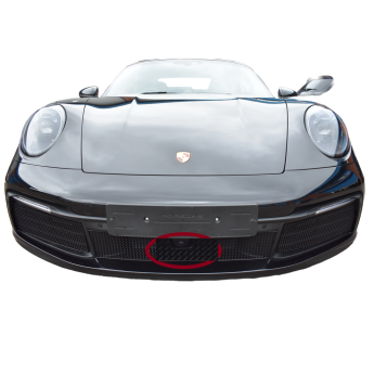 Porsche Carrera 992 (C2,C2S,C4,C4S) - Front Grille Set with Front Driving Camera